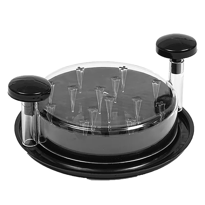 Manual Chicken Shredder - Meat Shredding Tool with Clear Lid