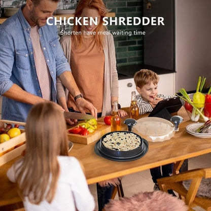 Manual Chicken Shredder - Meat Shredding Tool with Clear Lid