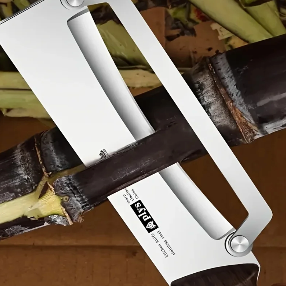 Stainless Steel Peeler with Wooden Handle