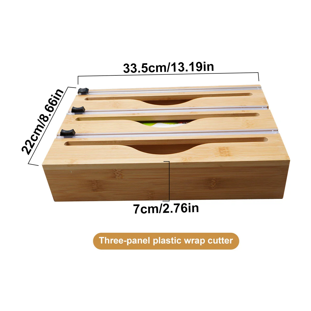 Bamboo Kitchen Wrap Dispenser