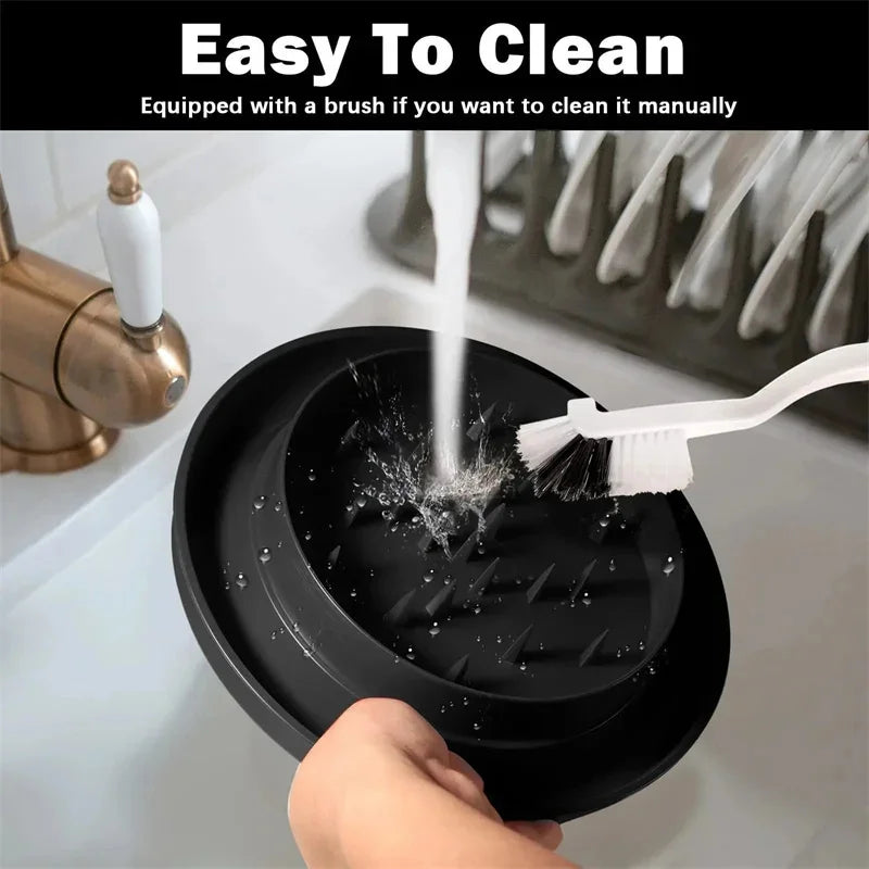 Manual Chicken Shredder - Meat Shredding Tool with Clear Lid