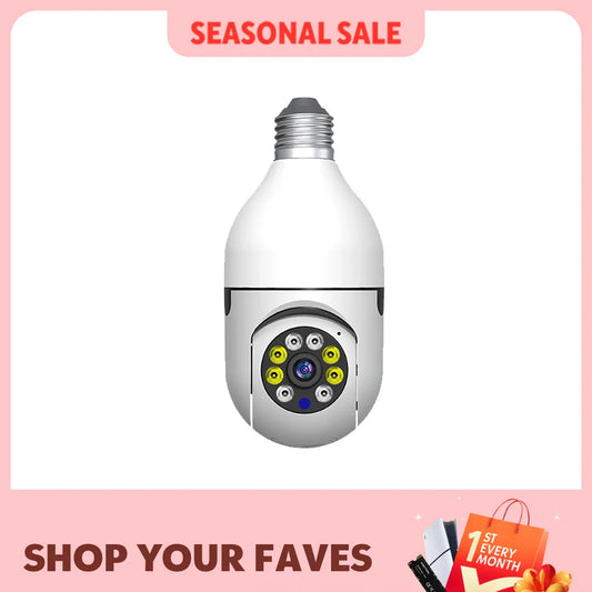 BoyKeep D115 360° WiFi Security Camera – E27 Bulb Socket, 5GHz, Indoor & Outdoor