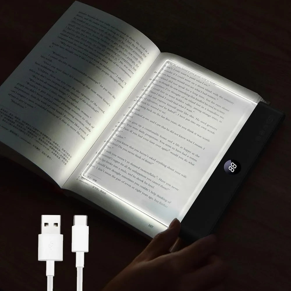 LED Flat Panel Book Light USB