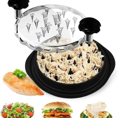 Manual Chicken Shredder - Meat Shredding Tool with Clear Lid