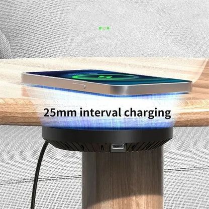Under Desk Wireless Charger - 15W Fast Charging