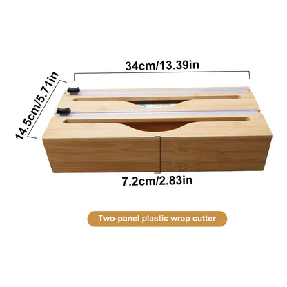 Bamboo Kitchen Wrap Dispenser